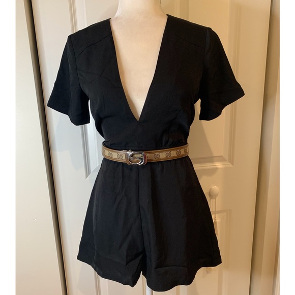 Lush Pants - Lush Black Romper